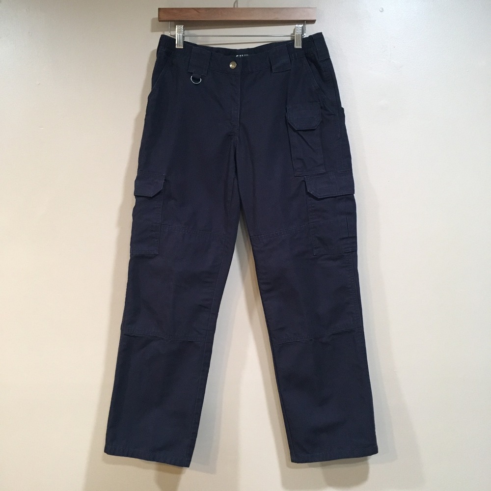 5.11 Tactical The Original 5.11 Pants Womens 8 Regular Fire Navy Blue Workwear